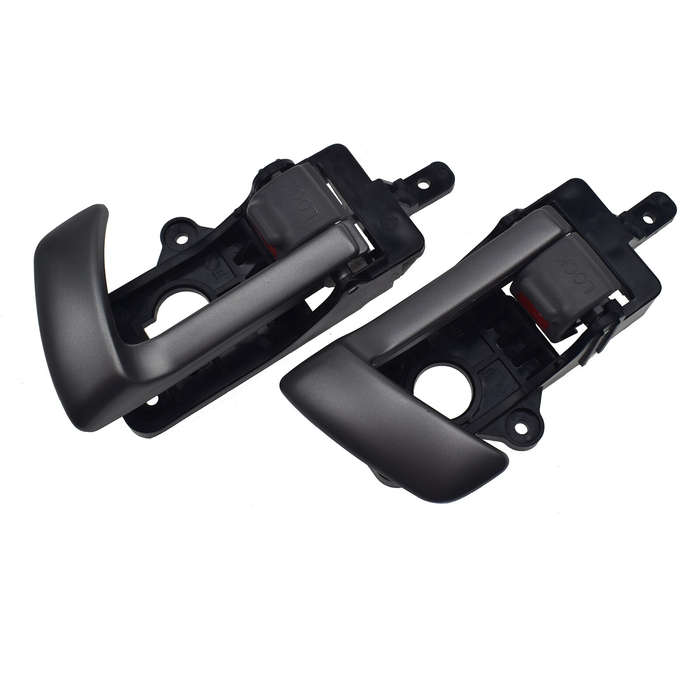 Pair Left & Right Side Interior Door Handle Gray For Hyundai Santa Fe GL Sport