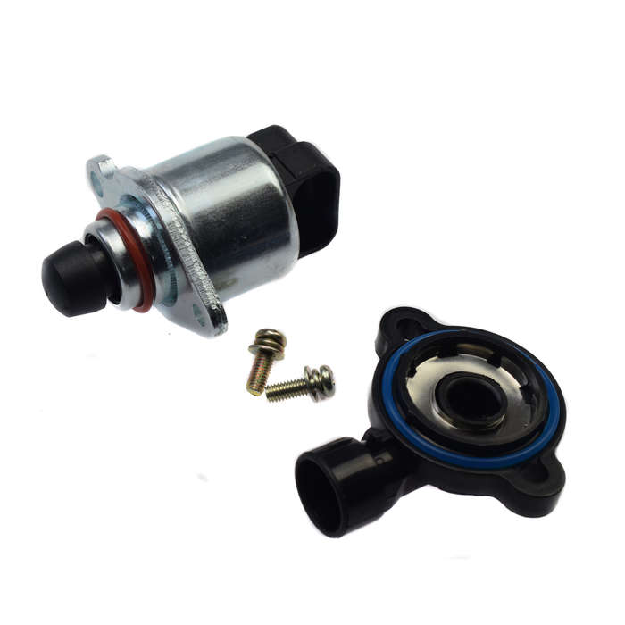Throttle Position Sensor & Idle Air Control Valve Set For LS Chevy GM 17113209
