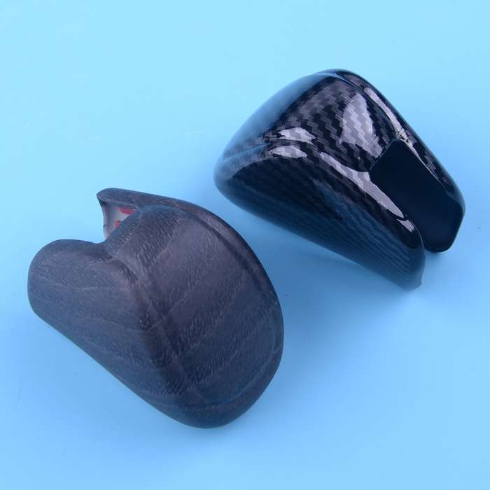 Fit For Honda Accord 2018 2019 Carbon fiber Look Gear Shift Knob Cover Trim