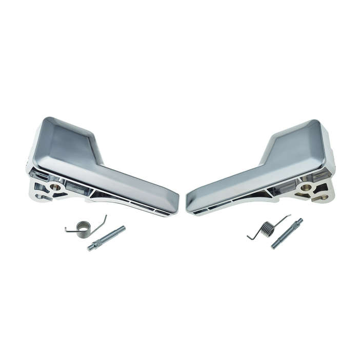 2X Interior Inner Door Handle LH RH For 07-14 Ford Edge 07-15 Lincoln MKX Chrome