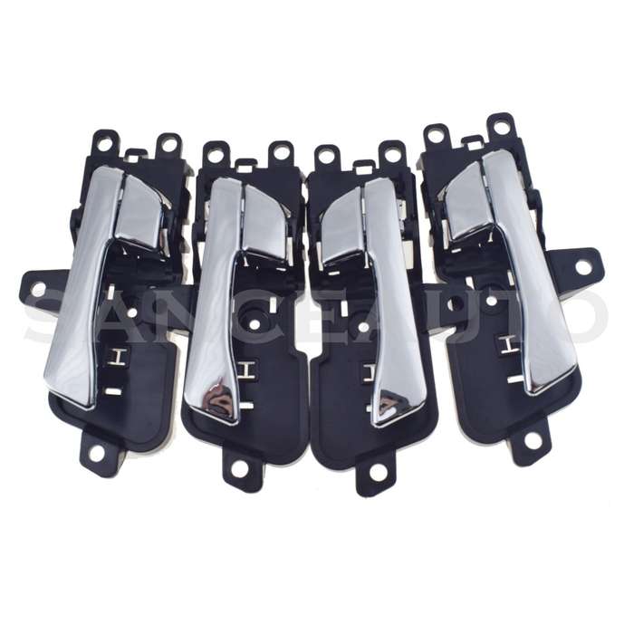 New 4PCS Front Rear LH RH Inside Chrome Door Handles For Hyundai Sonata 2011-15