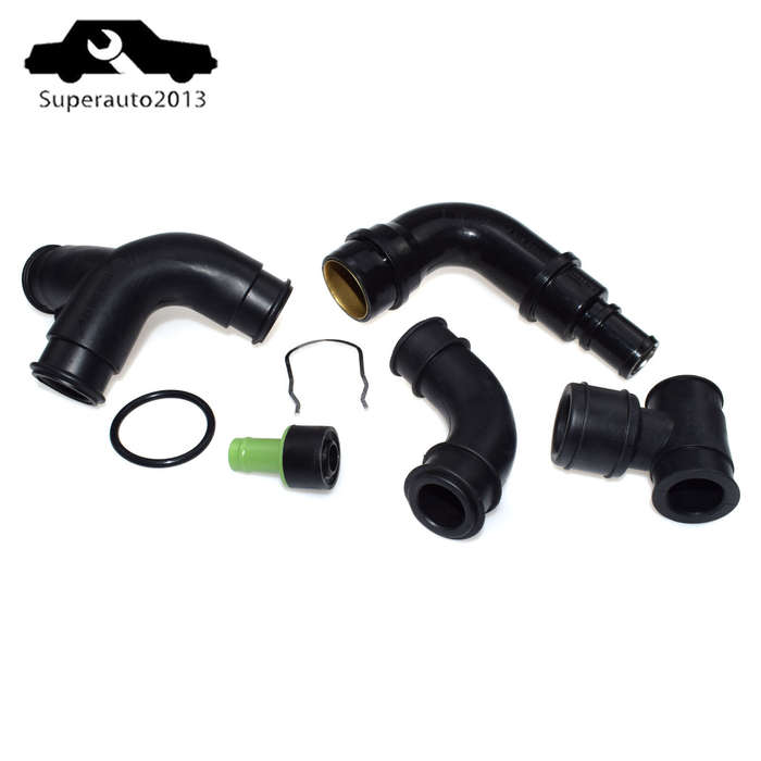 Crankcase Breather Vent Hose Kit For VW Jetta Passat Audi A4 A6 1.8T 06B103221P