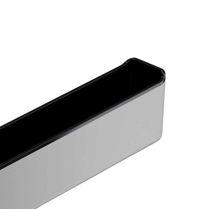 Car White Seat Gap Filler Storage Box Phone Holder Organizer