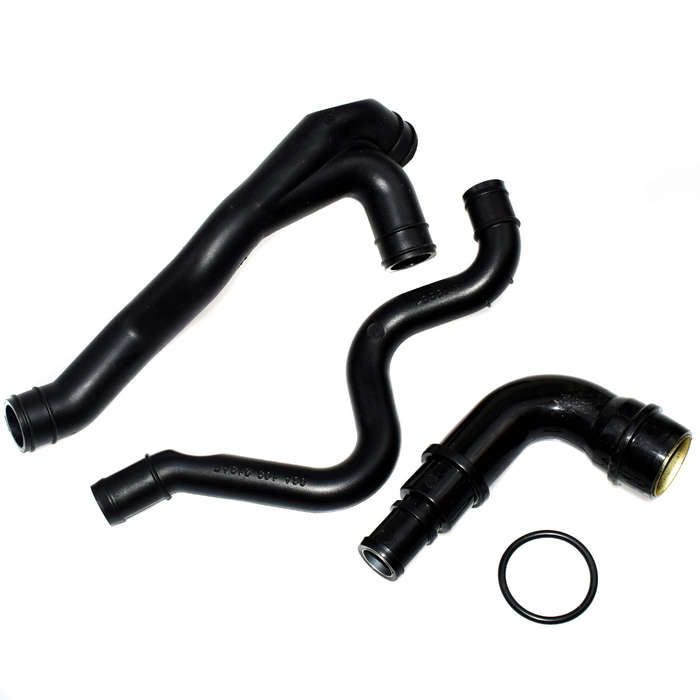 3PCS Crankcase Breather Vent Hose Kit For VW Jetta Golf Passat Audi 1.8 Turbo