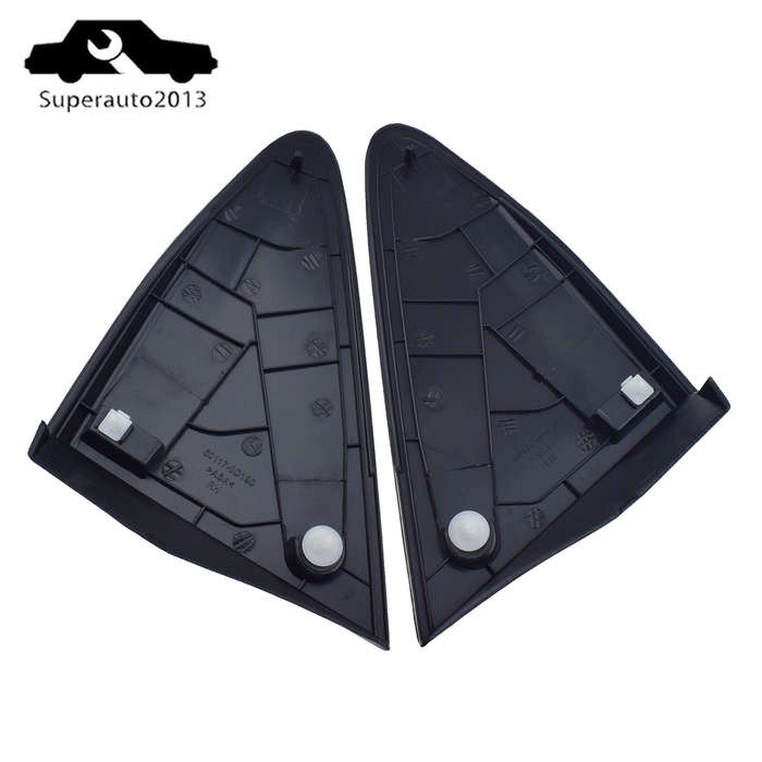 Front Left & Right Fender Mirror Triangle Trim Cover For Toyota Yaris 2012-2014