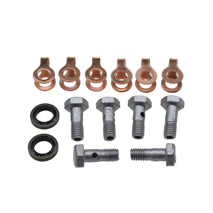 Fuel Return Line Banjo Bolt Seal Set For Cummins 1989-1998 Dodge Turbo 6BT 12V