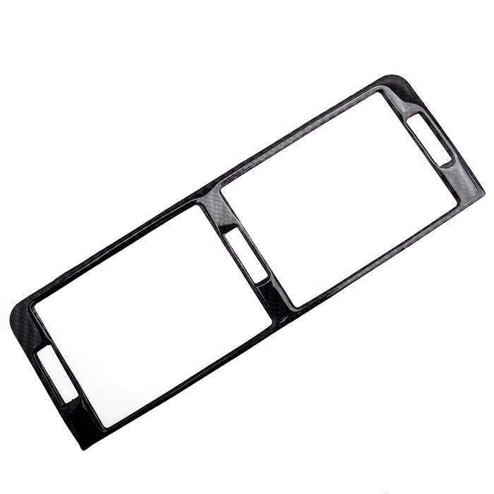 Car Carbon Fiber Console Air Vent Outlet Trim Fit For BMW 3 E46 1998-2005