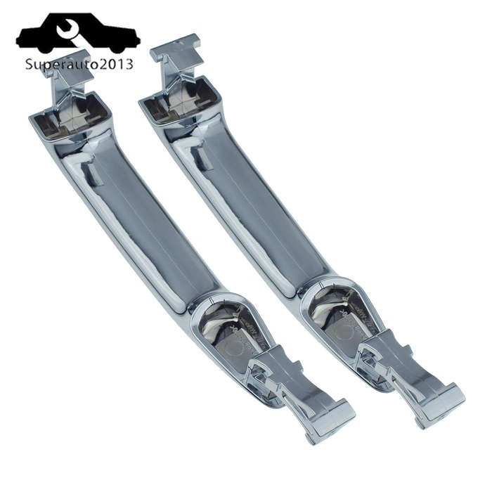 Pair Rear Left & Right Outside Door Handle Chrome For Toyota Camry 4Runner Lexus