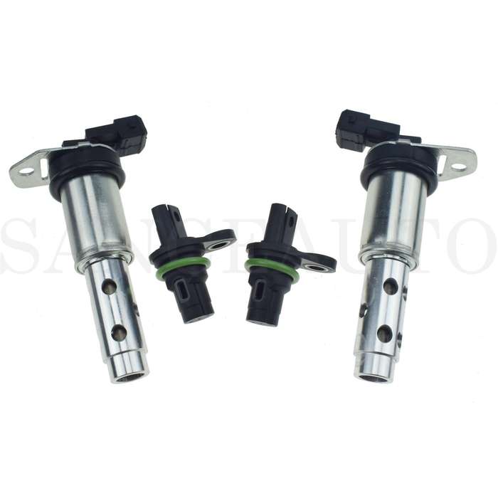 Camshaft Position Sensor & Variable Valve Timing Solenoid 4PCS For BMW N51 N52