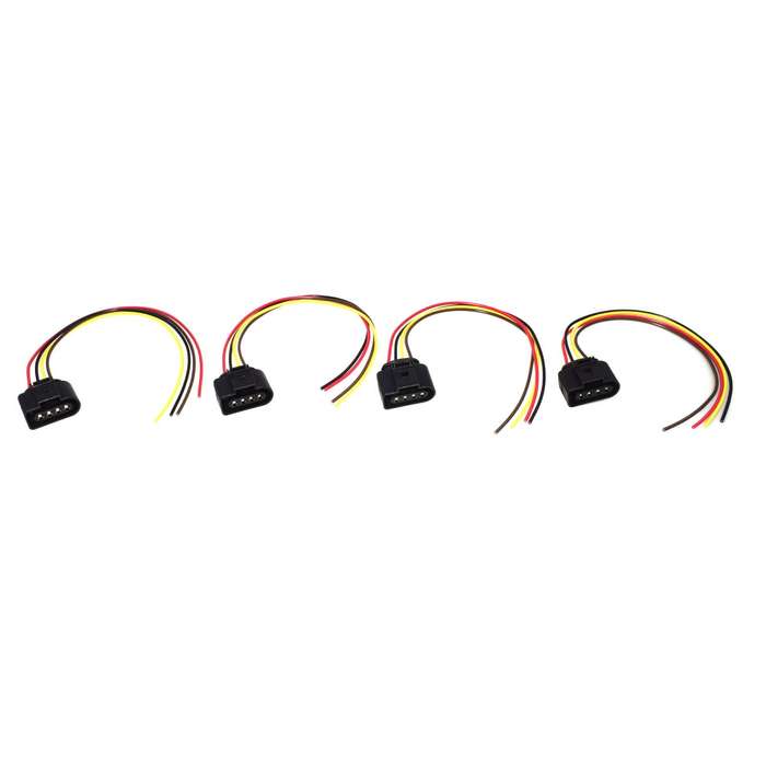 Ignition Coil Connector Repair Kit 4 x Harness Plug Wiring For Jetta Passat Audi
