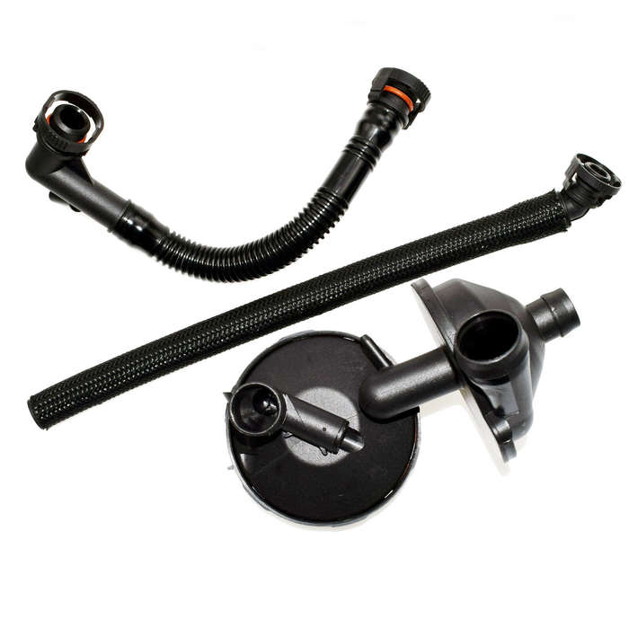Crankcase PVC Vent Valve & Oil Separator Breather Hose Kit 3Pcs For BMW E46 E39