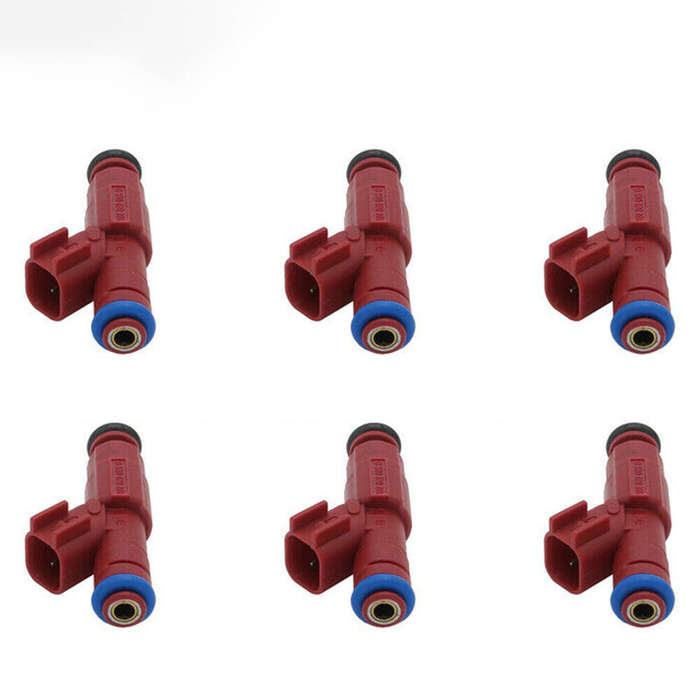 6Pcs 12-hole Fuel Injector Set 0280156161 Fit For Jeep Wrangler Ford