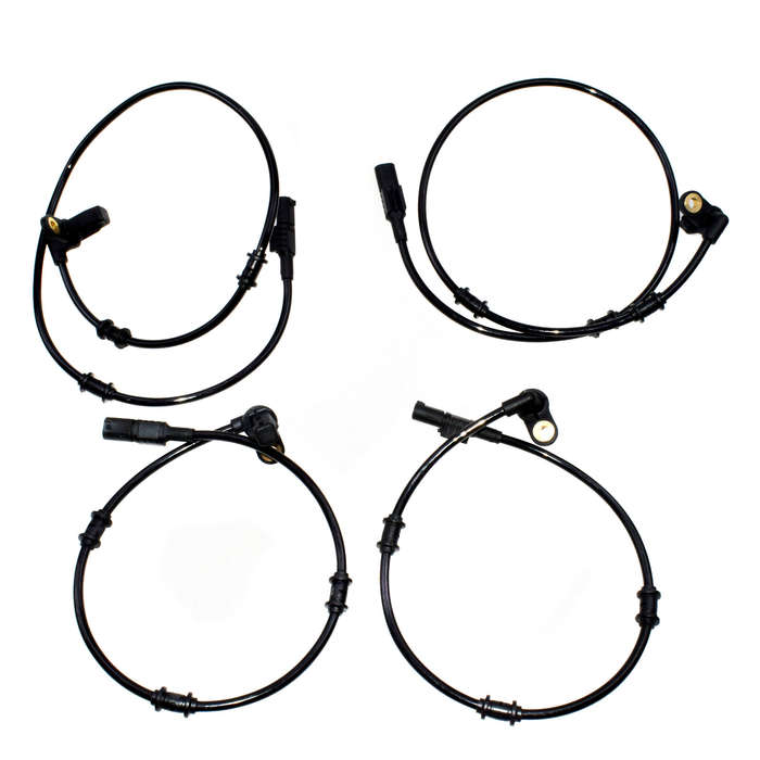 4X Front Rear Left Right ABS Wheel Speed Sensors For Mercedes ML320 ML350 ML500