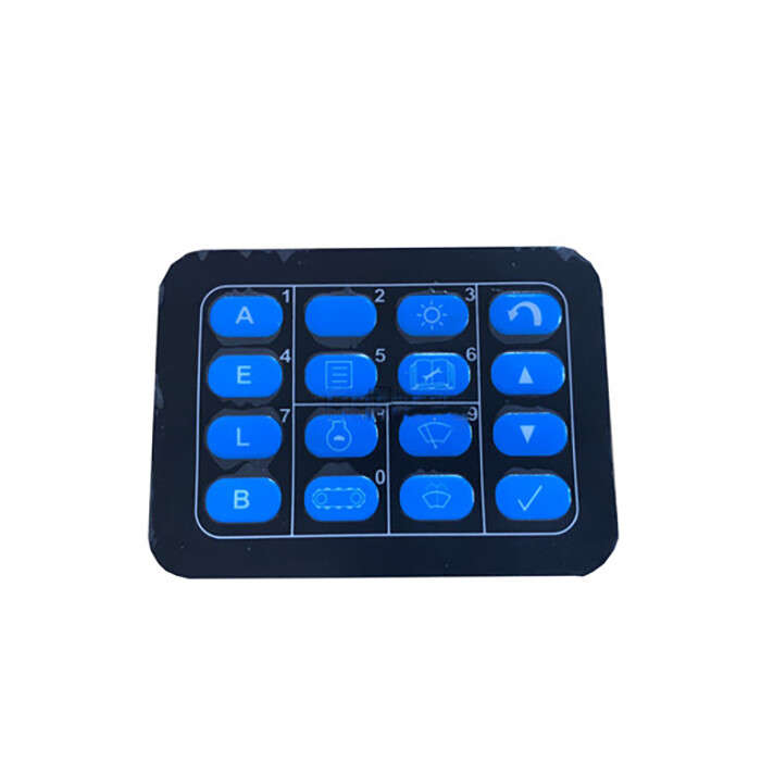 Membrane Keypad Fits KOMATSU Excavator PC120 200 300 400-5-6-7 Protective Film