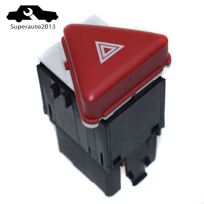 Red Hazard Light Warning Switch Button For VW Jetta Golf GTI Rabbit 1K0953509A