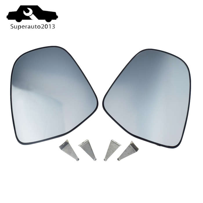 2X Left & Right Side Rearview Side Mirror Glass Heated For Suzuki Vitara S-cross
