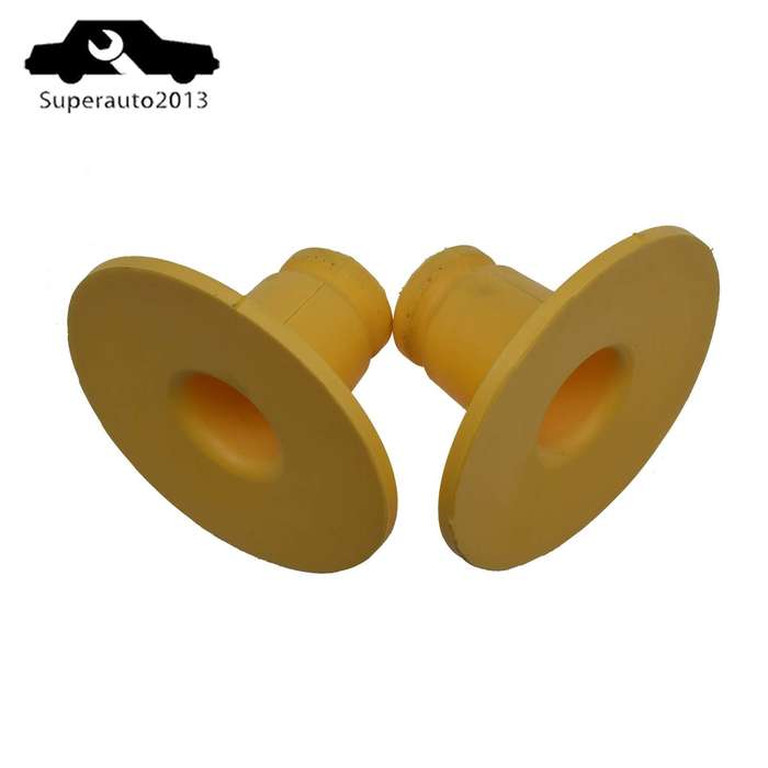 Pair Rear Coil Spring Bump Stop For Saab 9-3 2003-11 2.0L 2.8L 12802494 12794314