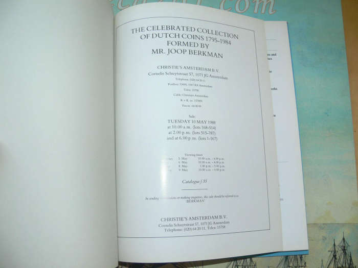 Christies  Celebrated Collection of Dutch Coins 1795-1984