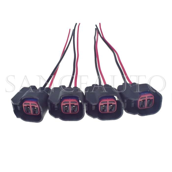 4PCS Fuel Injector Harness Connector Pigtail S824 S-824 1P1344 WPT-1051 PT2160