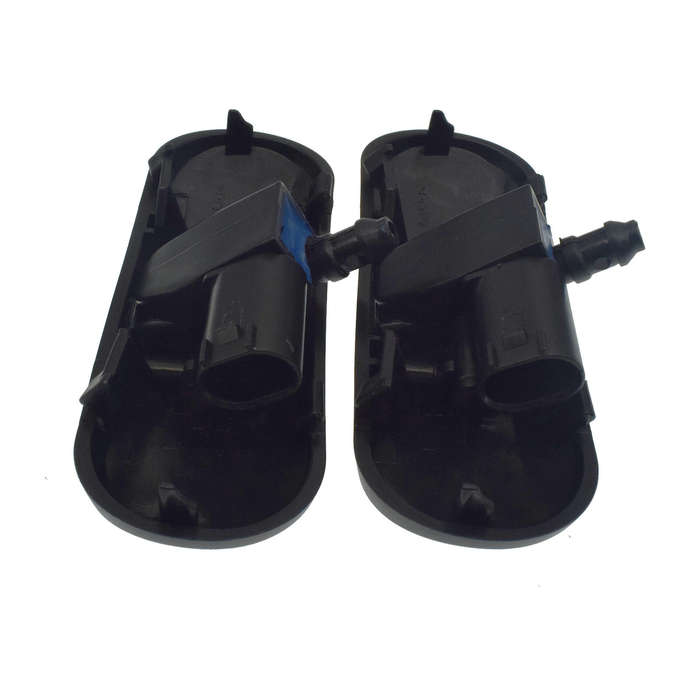 Pair Windshield Washer Nozzle Spray Heated For VW Beetle Passat Tiguan Golf EOS