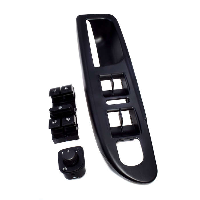 For VW PASSAT B6 2005-10 Master Window Control Switch Trim + Buttons 1K4959857B