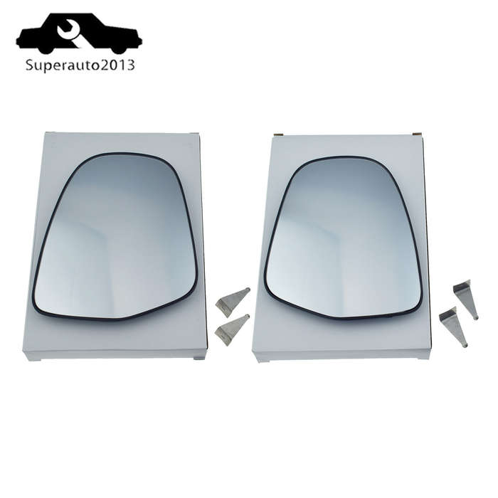 2X Left & Right Side Rearview Side Mirror Glass Heated For Suzuki Vitara S-cross