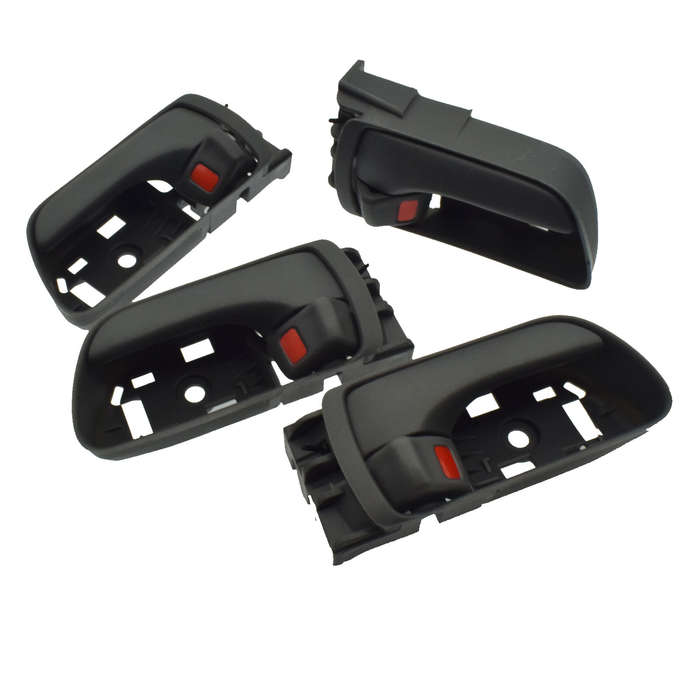 4PCS Inside Interior Door Handle Grey For 2004-10 Toyota Sienna Front Left Right