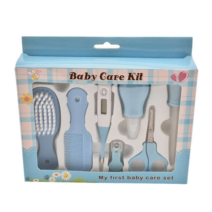 Baby Care Kit 10 Piece Set - Blue