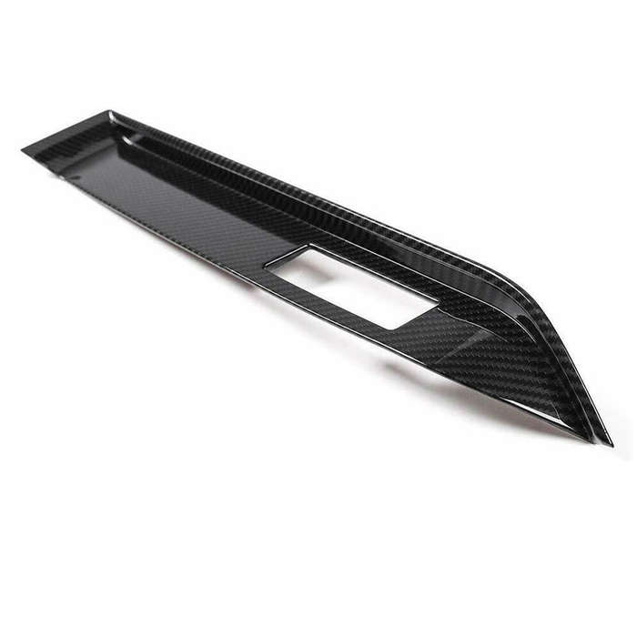 Carbon Fiber Grain Co-pilot Dashboard Cover Fit For Ford Mustang 2015-2019