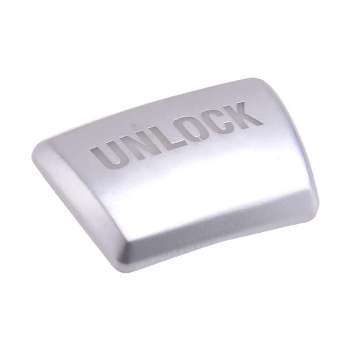 Silver Gear Shift Knob "Unlock" Button Trim Fit For BMW 3 5 7 Series X3 X4 X5 X6