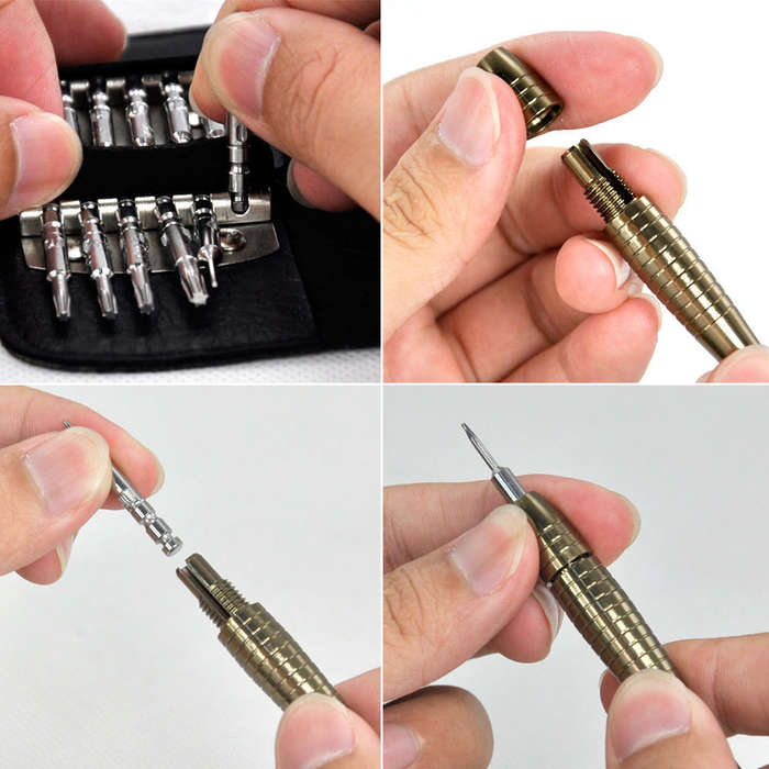 25 in 1 Screwdriver Set Repair Tool Kit  + Case