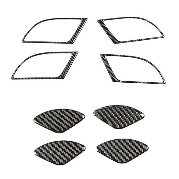 Carbon Fiber Interior Decorative Cover Trim Set Fit for Honda CR-V CRV 2007-2011