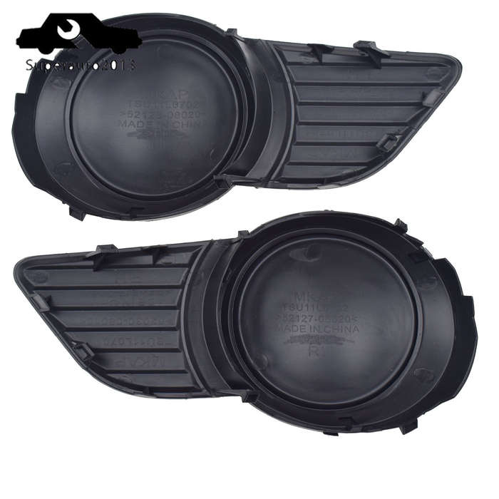 2X Left Right Side Fog Light Cover For Toyota Sienna 11-17 5212708020 5212808020