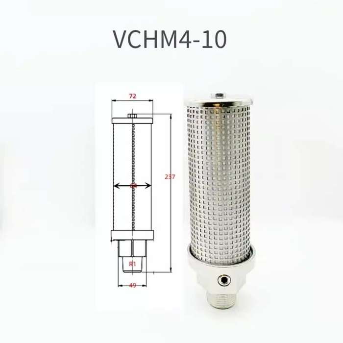 1PCS New Blowing Bottle Machine Silencer Anti Frost Stainless Steel Muffler