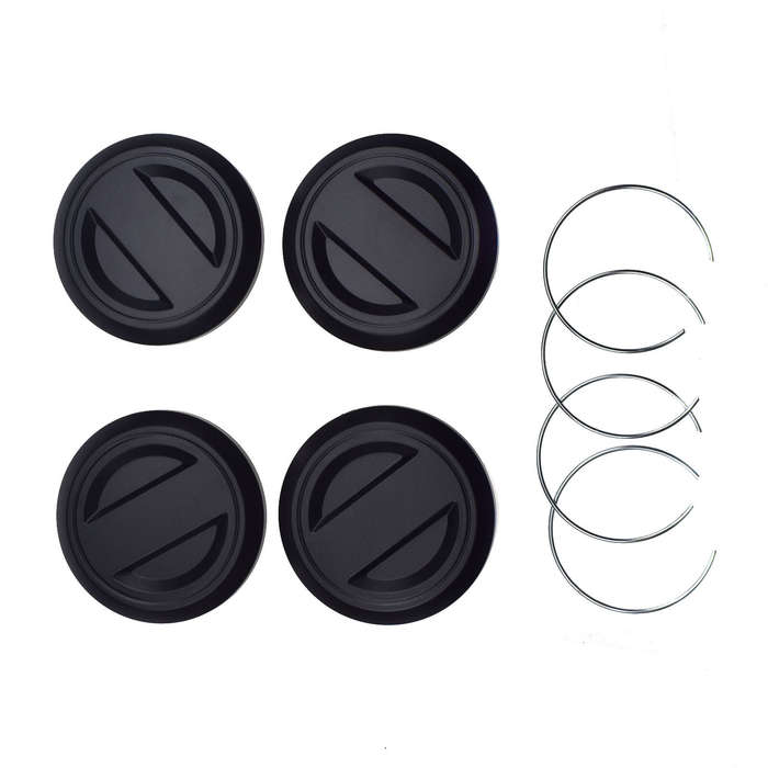 New Black 4PCS For Polaris UTV Black Center Rim Cap, RZR 1000 Turbo, 1522872-655