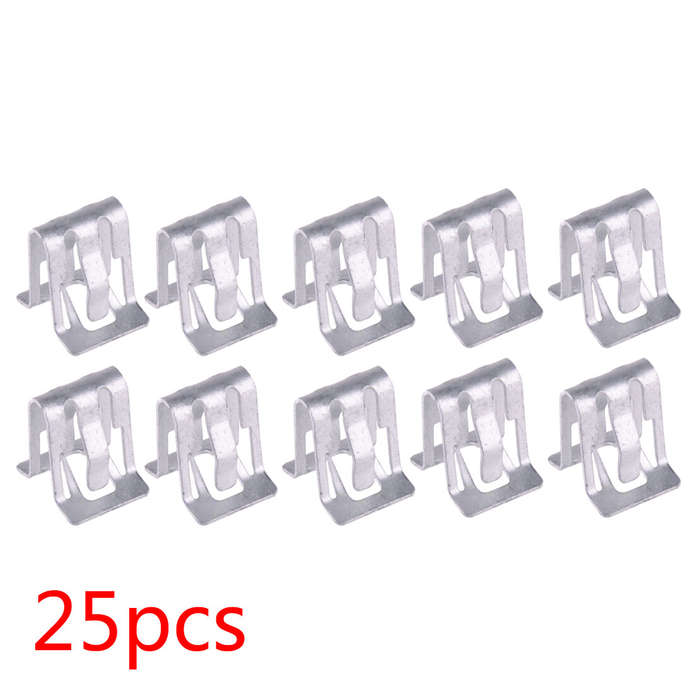 25x Car Fastener Clips 1/2" X 5/8" Retainer Moulding Trim 16662182 Metal New
