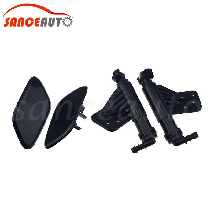 Headlight Washer Spray Nozzle & Cap LH RH 4PCS For KIA Sportage IV KX5 2015-2019