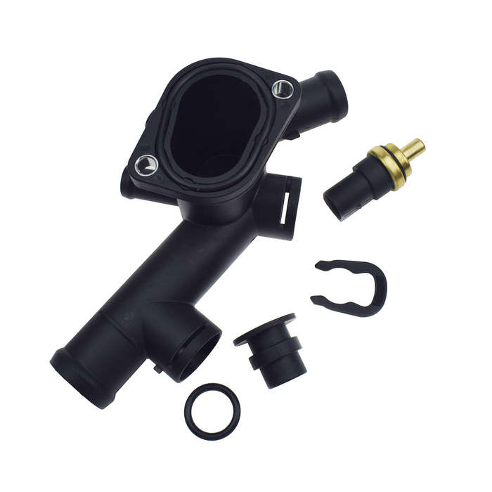 Coolant Cooling Hose Flange & Gasket Sensor Kit For Vw Beetle 2.0 L4 06A121132C
