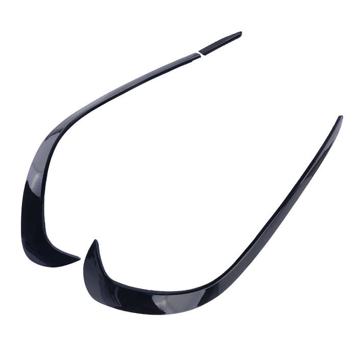 Pair Front Bumper Splitter Spoiler Canards Body Kit Fit For Benz W176 A220 16-18