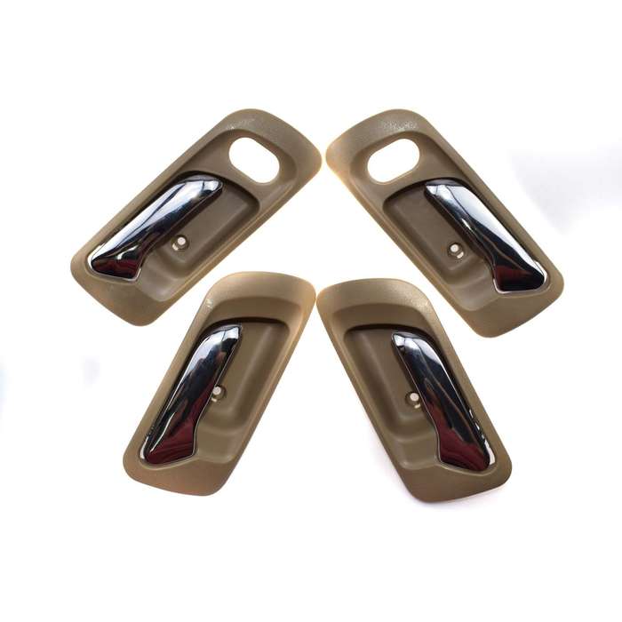 4PCS Front Rear Left Right Beige Inner Door Handle For Honda Accord Odyssey New