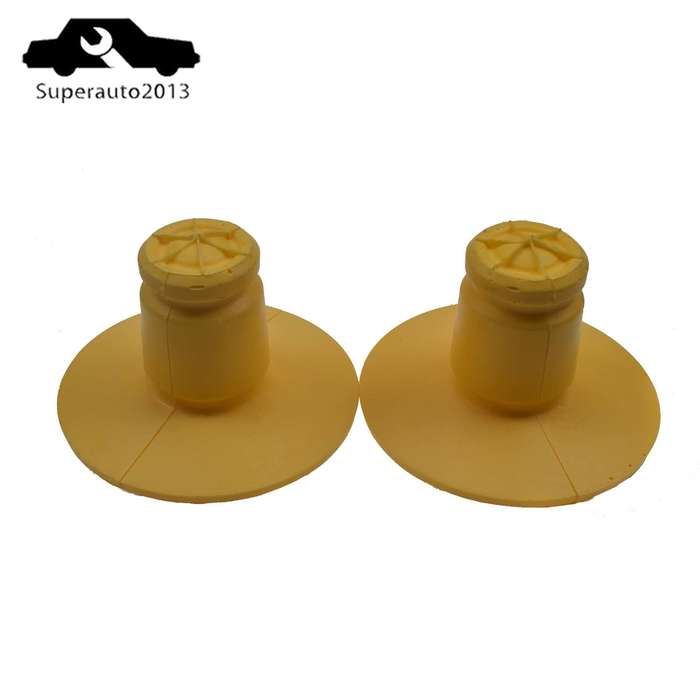 Pair Rear Coil Spring Bump Stop For Saab 9-3 2003-11 2.0L 2.8L 12802494 12794314