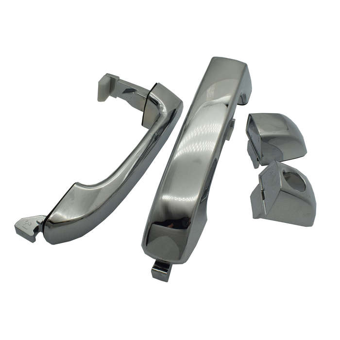 2X Front Left & Right Outside Door Handles Chrome For 2007-2012 Hyundai Veracruz
