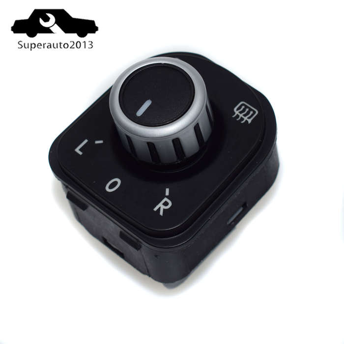 5ND959565A Chrome Control Mirror Switch For VW Golf Jetta Tiguan Passat CC New