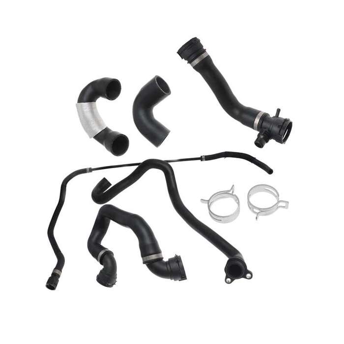 Radiator Coolant Water Hose Pipe Kit Fits For BMW 135i 335i 335xi 2007-2010