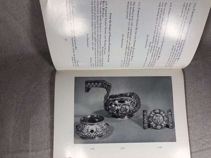 RUSSIAN WORKS OF ART Catalog NYC (1969)- incl. FABERGE