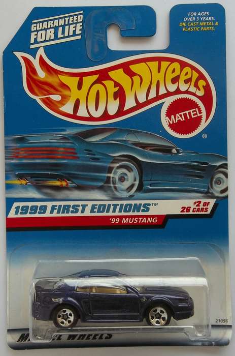 Hot Wheels 1999 1st Editions Ford Mustang 1999 HOTWHEELS like Matchbox Boxed Model Car