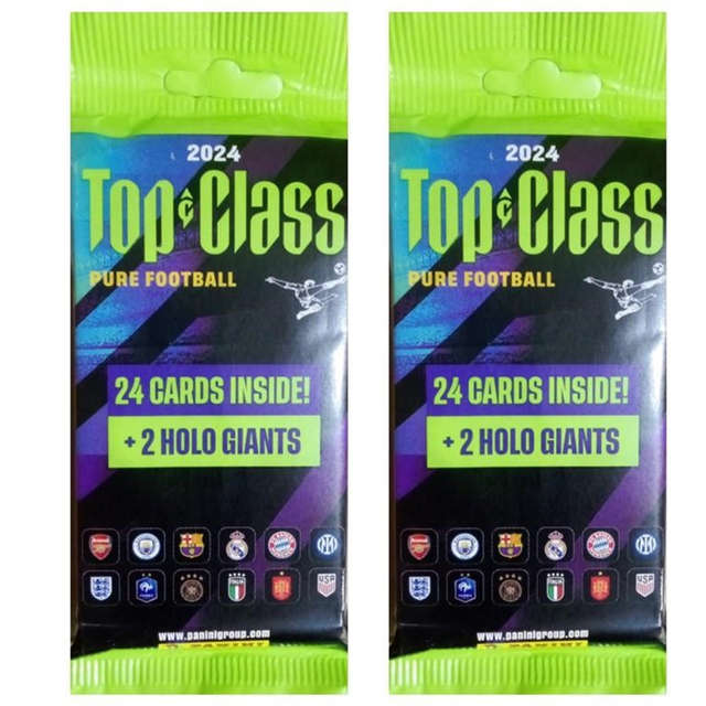 FIFA TOP CLASS SOCCER CARDS FAT PACK BUNDLE - 48 CARDS + 4 HOLO GIANTS