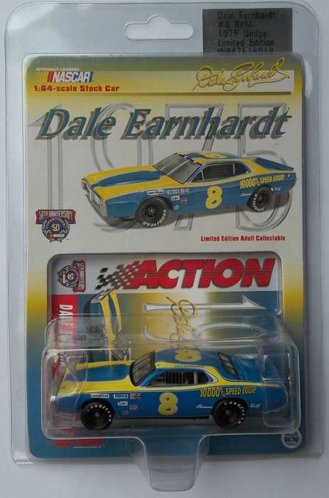 Action Models NASCAR 1975 Dodge  Dale Earnhardt Limited Edition Like Hot Wheels Matchbox 1:64