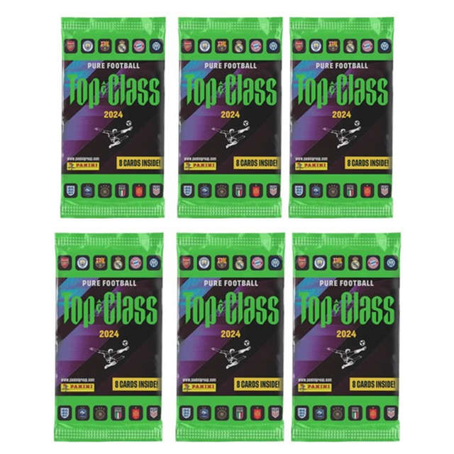 FIFA 365 TOP CLASS SOCCER CARDS PACK (6 PACKS) - 48 CARDS