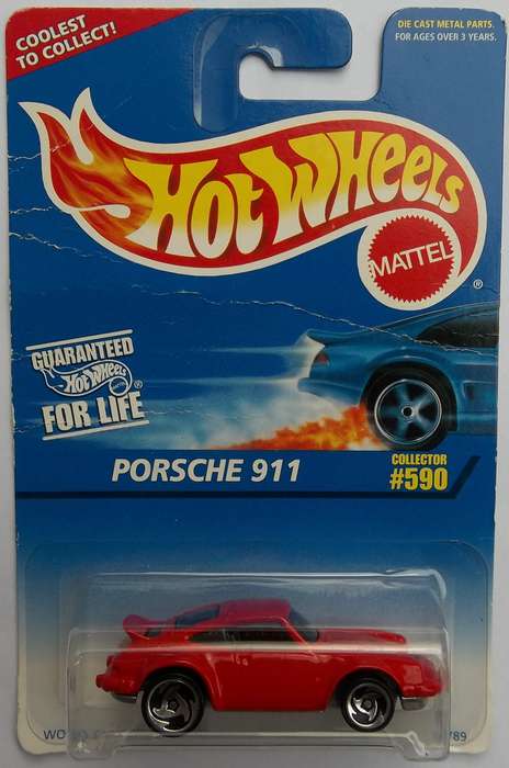 Hot Wheels Porsche 911 Made in 1995 Vintage model Similar scale to Matchbox HOTWHEELS